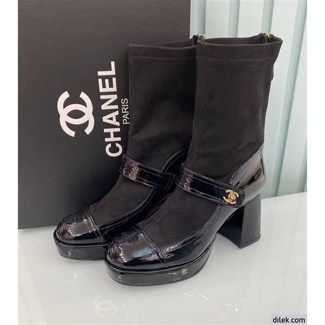 tan chanel boots|Chanel high boots sale.